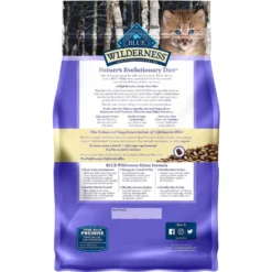 Blue Buffalo Wilderness Kitten Salmon Grain-Free Canned Cat Food & Blue Buffalo Wilderness High Protein Natural Grain-Free Chicken Kitten Dry Cat Food -Furry Feast 292762 PT4. AC SS1800 V1619981836