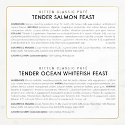 Fancy Feast Tender Feast Variety Pack Canned Kitten Food & Purina ONE +Plus Healthy Kitten Formula Natural Dry Cat Food -Furry Feast 292998 PT3. AC SS1800 V1679927436