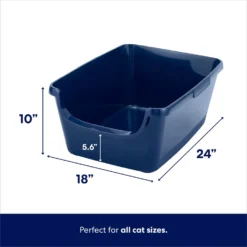 Frisco High Sided Cat Litter Box, Extra Large & World's Best Multi-Cat Unscented Clumping Corn Cat Litter 7 Frisco High Sided Cat Litter Box, Extra Large & World's Best Multi-Cat Unscented Clumping Corn Cat Litter -Furry Feast 293046 PT2. AC SS1800 V1619998947