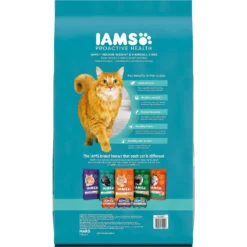 Iams ProActive Health Indoor Weight & Hairball Care Adult Dry Cat Food & Arm & Hammer Litter Slide Multi-Cat Scented Clumping Clay Cat Litter -Furry Feast 293248 PT2. AC SS1800 V1620242848