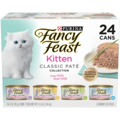 Iams ProActive Health Kitten Dry Cat Food & Fancy Feast Tender Feast Variety Pack Canned Kitten Food -Furry Feast 293254 PT1. AC SS1800 V1619986931