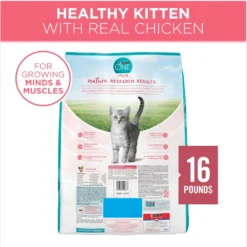 Purina ONE +Plus Healthy Kitten Formula Natural Dry Cat Food & Fancy Feast Tender Feast Variety Pack Canned Kitten Food -Furry Feast 293522 PT6. AC SS1800 V1679925290