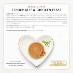 Tiny Tiger Pate Beef & Poultry Recipes Variety Pack Grain-Free Canned Cat Food & Fancy Feast Classic Poultry & Beef Pate Collection Feast Variety Pack Wet Cat Food -Furry Feast 293934 PT4. AC SS1800 V1692897357