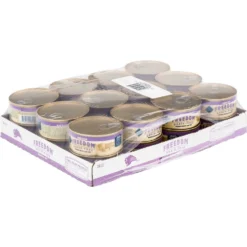 American Journey Indoor Pate Chicken Recipe Grain-Free Canned Cat Food, 5.5-oz, Case Of 24 & Blue Buffalo Freedom Indoor Adult Chicken Recipe Grain-Free Canned Cat Food -Furry Feast 297714 PT7. AC SS1800 V1621294941