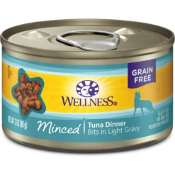 American Journey Minced Chicken & Tuna Recipe In Gravy Grain-Free Canned Cat Food & Wellness Minced Tuna Dinner Grain-Free Canned Cat Food -Furry Feast 297758 PT5. AC SS1800 V1694611530