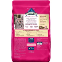 Blue Buffalo Wilderness Salmon Recipe Grain-Free Dry Cat Food & Blue Buffalo Bursts With Savory Seafood Cat Treats -Furry Feast 297856 PT2. AC SS1800 V1621295841