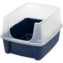Frisco Plastic Litter Scooper With Caddy & IRIS USA Open Top Litter Box With Scatter Shield -Furry Feast 298166 PT3. AC SS1800 V1623201749