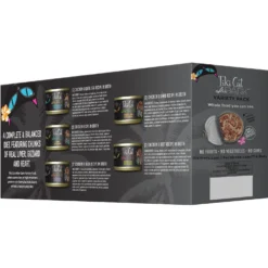 Tiki Cat Luau Variety Pack Grain-Free Canned Cat Food & Tiki Cat After Dark Variety Pack Canned Cat Food -Furry Feast 298542 PT6. AC SS1800 V1702499020