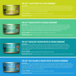 Tiki Cat Stix Duck In Creamy Gravy Grain-Free Wet Cat Treat, 3-oz Pouch, Pack Of 6 & Tiki Cat Luau Variety Pack Grain-Free Canned Cat Food -Furry Feast 298546 PT3. AC SS1800 V1702939332