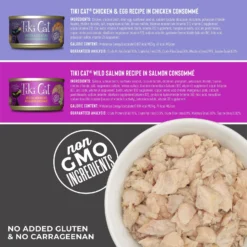 Tiki Cat Stix Duck In Creamy Gravy Grain-Free Wet Cat Treat, 3-oz Pouch, Pack Of 6 & Tiki Cat Luau Variety Pack Grain-Free Canned Cat Food -Furry Feast 298546 PT4. AC SS1800 V1702939332