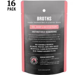 Tiki Cat Luau Velvet Mousse Variety Pack Grain-Free Wet Cat Food, 2.8-oz Pouch, Case Of 12 & American Journey Landmark Broths Tuna, Shrimp & Whitefish Recipe Wet Cat Food Complement Pouches, 1.4 Oz Case Of 16 -Furry Feast 298552 PT6. AC SS1800 V1701115718