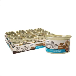 Wellness CORE Natural Grain-Free Turkey & Chicken Liver Pate Canned Kitten Food & Wellness CORE Grain-Free Salmon, Whitefish & Herring Pate Canned Kitten & Cat Food -Furry Feast 298714 PT5. AC SS1800 V1621991279