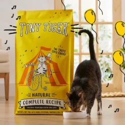 Tiny Tiger, Natural Complete Recipe, Chicken Flavor Dry Cat Food -Furry Feast 301417 PT6. AC SS1800 V1648747914