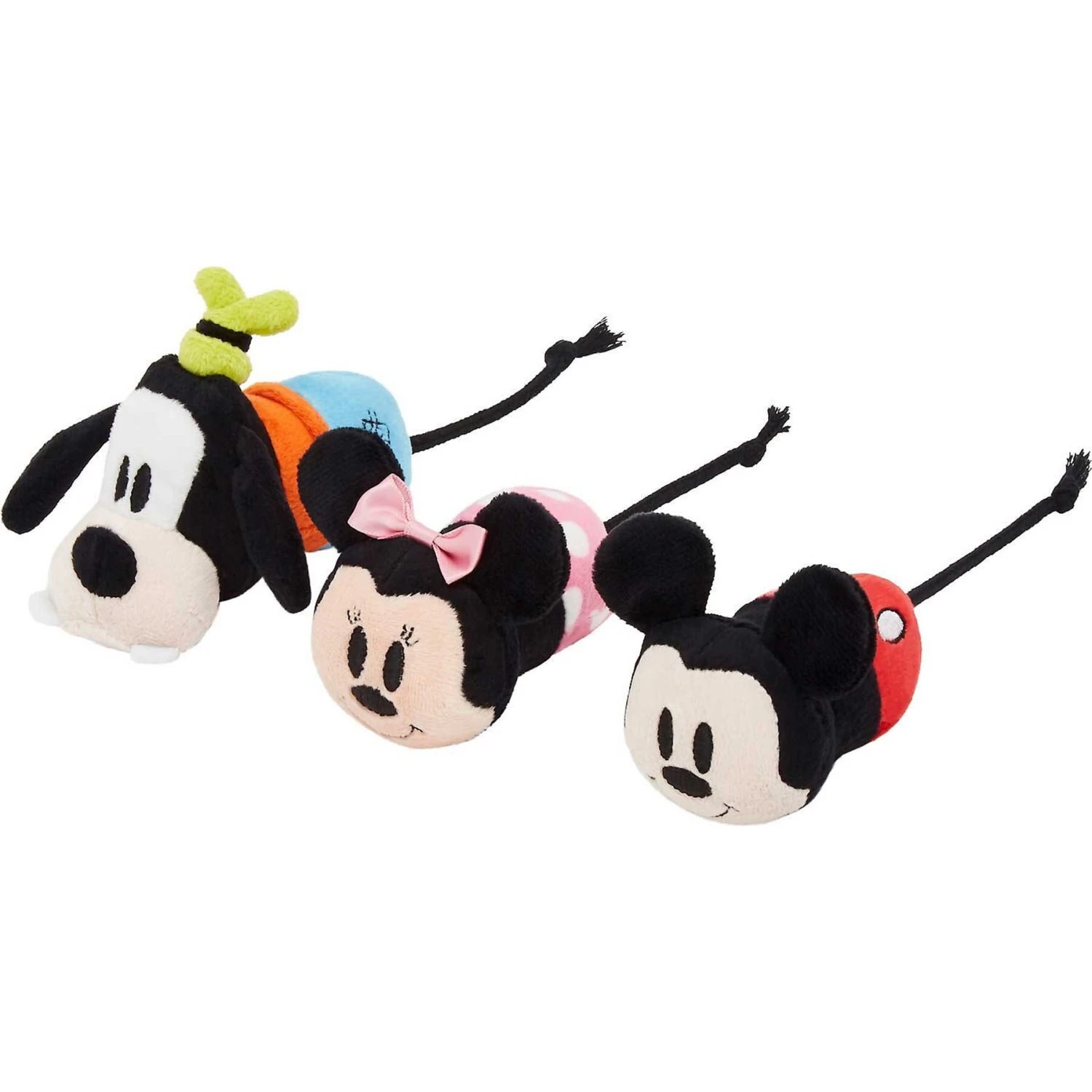 Disney Mickey & Friends Plush Mice Cat Toy With Catnip, 3 Count & Disney Mickey Mouse Plush Kicker Cat Toy With Catnip 2 Disney Mickey & Friends Plush Mice Cat Toy With Catnip, 3 Count & Disney Mickey Mouse Plush Kicker Cat Toy With Catnip - Image 2