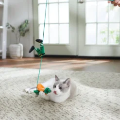 Frisco St. Patrick's Leprechaun Teaser Wand Cat Toy With Catnip 6 Frisco St. Patrick's Leprechaun Teaser Wand Cat Toy With Catnip -Furry Feast 303104 PT3. AC SS1800 V1641230319