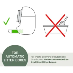 Casa Leo Leo's Loo Drawstring Waste Drawer Liners For Automatic Self-Cleaning Litter Boxes -Furry Feast 306527 PT2. AC SS1800 V1703871566