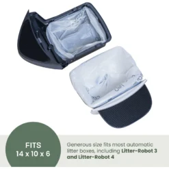 Casa Leo Leo's Loo Drawstring Waste Drawer Liners For Automatic Self-Cleaning Litter Boxes -Furry Feast 306527 PT4. AC SS1800 V1703871567