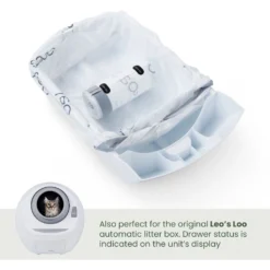 Casa Leo Leo's Loo Drawstring Waste Drawer Liners For Automatic Self-Cleaning Litter Boxes -Furry Feast 306527 PT6. AC SS1800 V1703871568