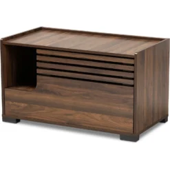 Baxton Studio Amara Cat Litter Box Cover House -Furry Feast 307845 PT2. AC SS1800 V1624317768