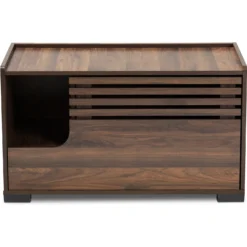 Baxton Studio Amara Cat Litter Box Cover House -Furry Feast 307845 PT5. AC SS1800 V1624311178