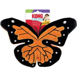 KONG Crackles Flutterz Plush Cat Toy With Catnip -Furry Feast 308801 PT3. AC SS1800 V1633034417