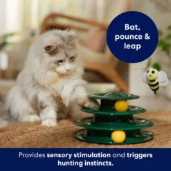 Frisco Bee & Leaf Cat Tracks Cat Toy With Catnip -Furry Feast 308889 PT3. AC SS1800 V1695241917