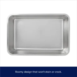 Frisco Stainless Steel Cat Litter Box -Furry Feast 309857 PT2. AC SS1800 V1675279698