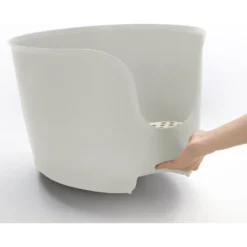 Richell PAW TRAX High Wall Cat Litter Box -Furry Feast 316048 PT2. AC SS1800 V1675967360