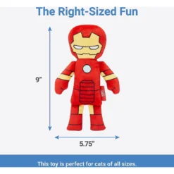 Marvel 's The Hulk Plush Kicker Cat Toy With Catnip & Marvel 's Ironman Plush Kicker Cat Toy With Catnip -Furry Feast 319542 PT5. AC SS1800 V1630625184
