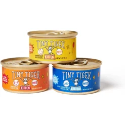 Tiny Tiger, Kitten Classic, Chicken Pate Recipe, Canned Cat Food -Furry Feast 330992 PT5. AC SS1800 V1642187791