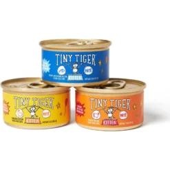 Tiny Tiger, Kitten Classic, Ocean Whitefish Pate Recipe, Canned Cat Food -Furry Feast 330994 PT5. AC SS1800 V1642187801
