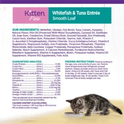 Wellness Complete Health Kitten Whitefish & Tuna Formula Grain-Free Canned Cat Food, Case Of 24 -Furry Feast 333297 PT8. AC SS1800 V1690904616