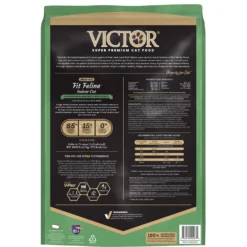 VICTOR Fit Feline Indoor Grain-Free Chicken Meal & Duck Meal Recipe Dry Cat Food -Furry Feast 333762 PT2. AC SS1800 V1677679740
