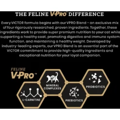 VICTOR Healthy Skin & Coat Indoor Grain-Free Yukon River Recipe With Salmon Dry Cat Food -Furry Feast 333765 PT3. AC SS1800 V1677679584