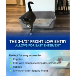 Shirley K's Senior Cat Litter Box, X-Large -Furry Feast 347408 PT7. AC SS1800 V1679682948