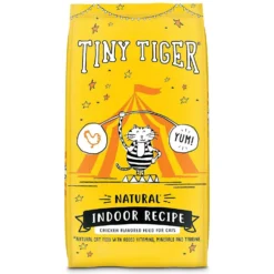 Tiny Tiger, Natural Indoor Recipe Chicken Flavor Dry Cat Food & Tiny Tiger Chunks In EXTRA Gravy Beef & Poultry Recipes Variety Pack Grain-Free Canned Cat Food -Furry Feast 347718 PT1. AC SS1800 V1639542096