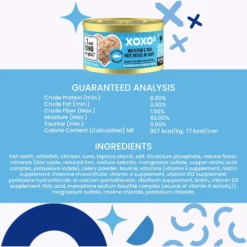 I And Love And You XOXO Salmon & Whitefish Pate Grain-Free Variety Pack Canned Cat Food, 3-oz Can, Case Of 12 -Furry Feast 352469 PT6. AC SS1800 V1686942192
