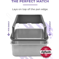 IPrimio Stainless Steel Cat Litter Box, X-Large 8 IPrimio Stainless Steel Cat Litter Box, X-Large -Furry Feast 352817 PT1. AC SS1800 V1642529483