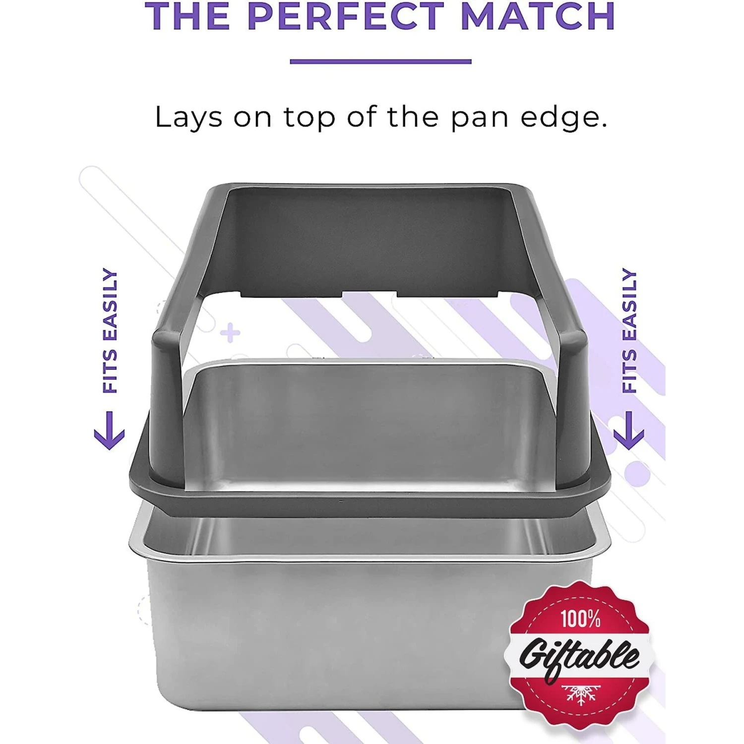 IPrimio Stainless Steel Cat Litter Box, X-Large 2 IPrimio Stainless Steel Cat Litter Box, X-Large - Image 2