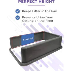 IPrimio Stainless Steel Cat Litter Box, X-Large 12 IPrimio Stainless Steel Cat Litter Box, X-Large -Furry Feast 352817 PT5. AC SS1800 V1642529497