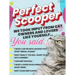 IPrimio Deep Shovel Cat Litter Scooper, X-Large -Furry Feast 352822 PT5. AC SS1800 V1642529507