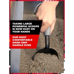 IPrimio Non Stick Coated Aluminum, Cat Scooper, X-Large, Black -Furry Feast 352824 PT3. AC SS1800 V1642533983