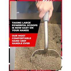 IPrimio Polished Aluminum, Cat Scooper, X-Large -Furry Feast 352826 PT3. AC SS1800 V1642529794