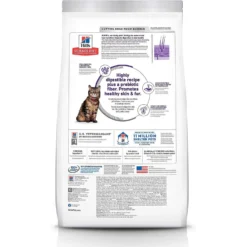 Hill's Science Diet Adult Sensitive Stomach & Sensitive Skin Chicken & Rice Recipe Dry Cat Food & Hill's Science Diet Adult Urinary Hairball Control Savory Chicken Entree Canned Cat Food -Furry Feast 353412 PT2. AC SS1800 V1639528348