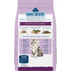 Blue Buffalo Baby Blue Healthy Growth Formula Natural Chicken & Brown Rice Recipe Kitten Dry Food -Furry Feast 354156 PT1. AC SS1800 V1641338541