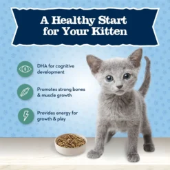Blue Buffalo Baby Blue Healthy Growth Formula Grain-Free High Protein Chicken & Pea Recipe Kitten Dry Food -Furry Feast 354158 PT3. AC SS1800 V1641339702