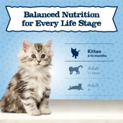 Blue Buffalo Baby Blue Healthy Growth Formula Grain-Free High Protein Chicken & Pea Recipe Kitten Dry Food -Furry Feast 354158 PT7. AC SS1800 V1641334592