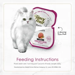 Fancy Feast Gourmet Gravy Petites Tender Beef With Carrots Entree Wet Cat Food -Furry Feast 354294 PT7. AC SS1800 V1647904353