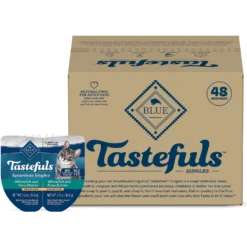 Blue Buffalo Tastefuls Spoonless Singles White Fish & Tuna Entree Pate Adult Cat Food