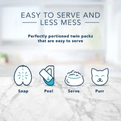 Blue Buffalo Tastefuls Savory Singles Chicken Entrée Cuts In Gravy Adult Cat Food, 2.6-oz Cup, Case Of 24 -Furry Feast 354421 PT7. AC SS1800 V1642016799